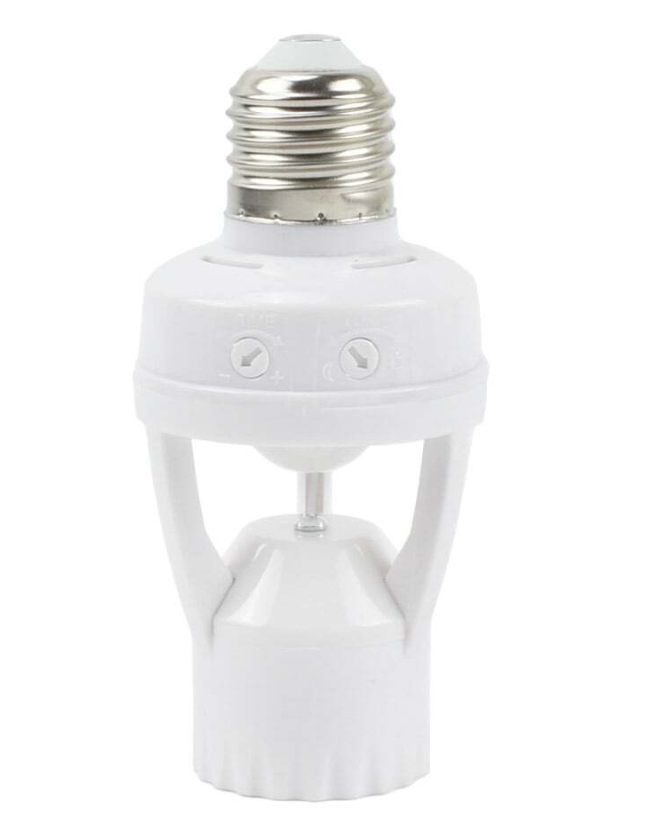 Suport dulie E27 cod Q H201 cu senzor de miscare IR